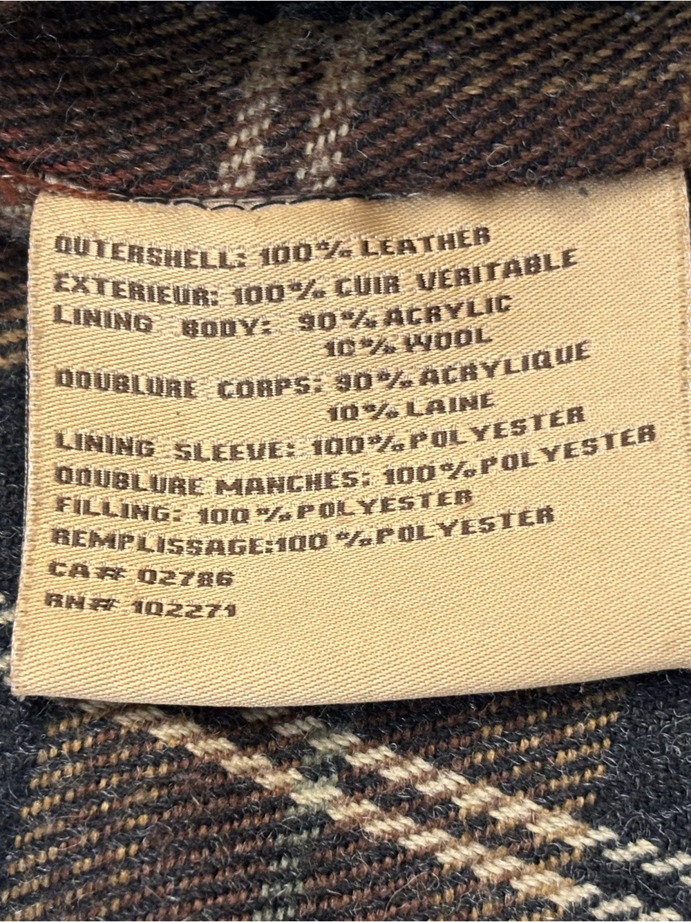 Columbia Men's Dark Brown Leather Bomber Jacket - Picture 5 of 6
